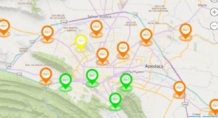 Predomina mala calidad del aire en zona metropolitana este martes