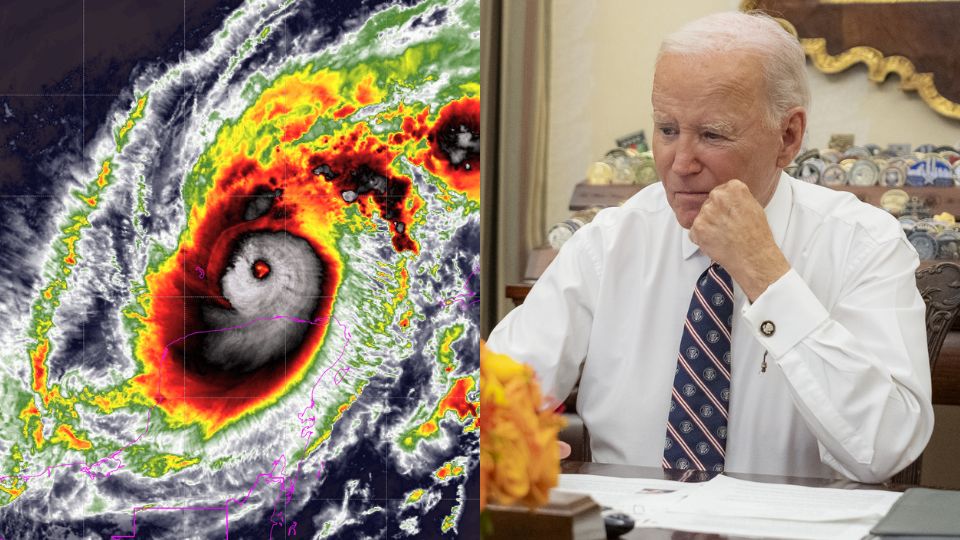 Joe Biden advierte a Florida sobre furia del huracán Milton