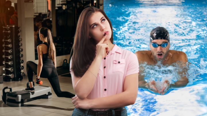 ¿Qué es mejor para bajar de peso, la natación o ir al gimnasio? | Recomendaciones