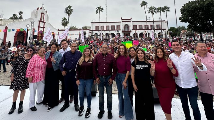 Morena celebra reforma al Poder Judicial en Escobedo, con división entre militantes