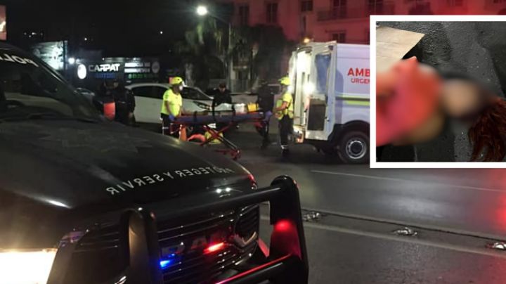 Atropellan a mujer que caminaba desnuda por la avenida Garza Sada en Monterrey