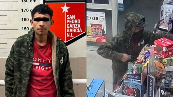 Detienen a joven tras asaltar un Oxxo en San Pedro