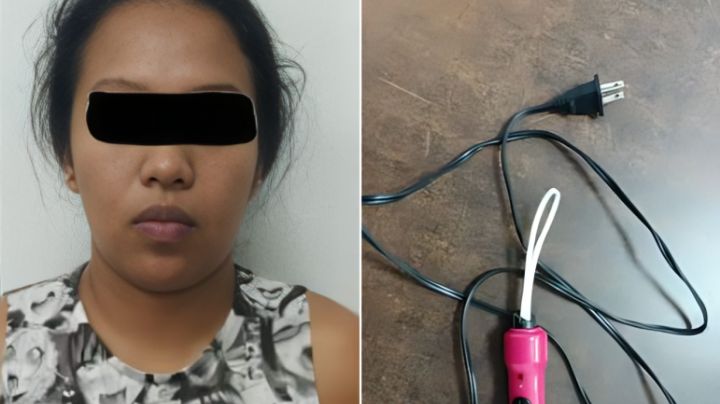 Mamá golpea a su hija con el cable de una rizadora de cabello en Escobedo