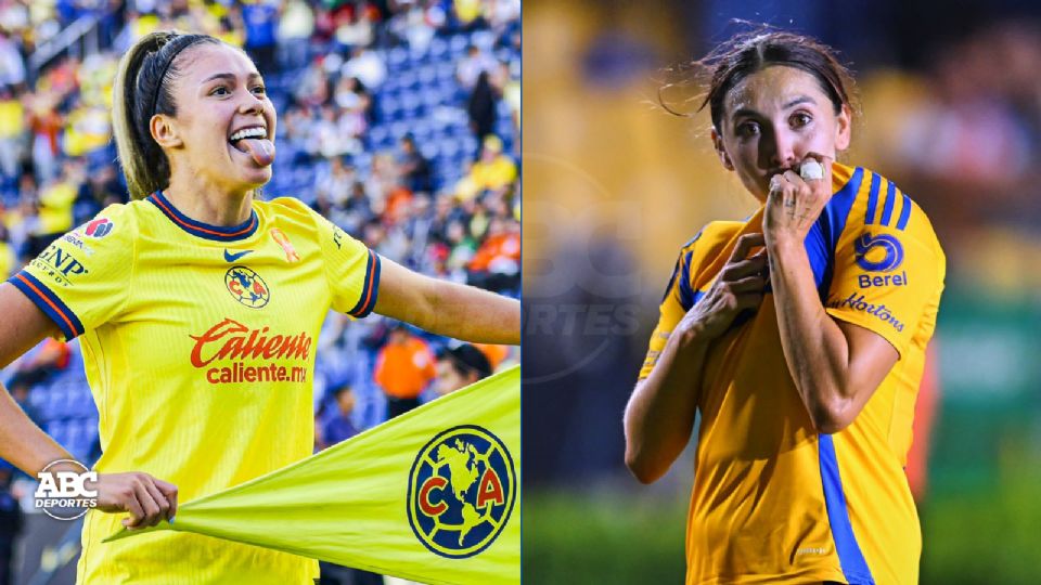 Priscila Da Silva y Anika Rodríguez se enfrentarán en el partido entre América y Tigres Femenil