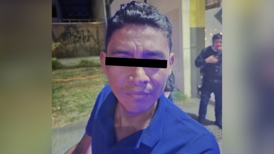 Omar Vicente “N” alias “La Garza, hombre detenido en Querétaro | X / @OHarfuch