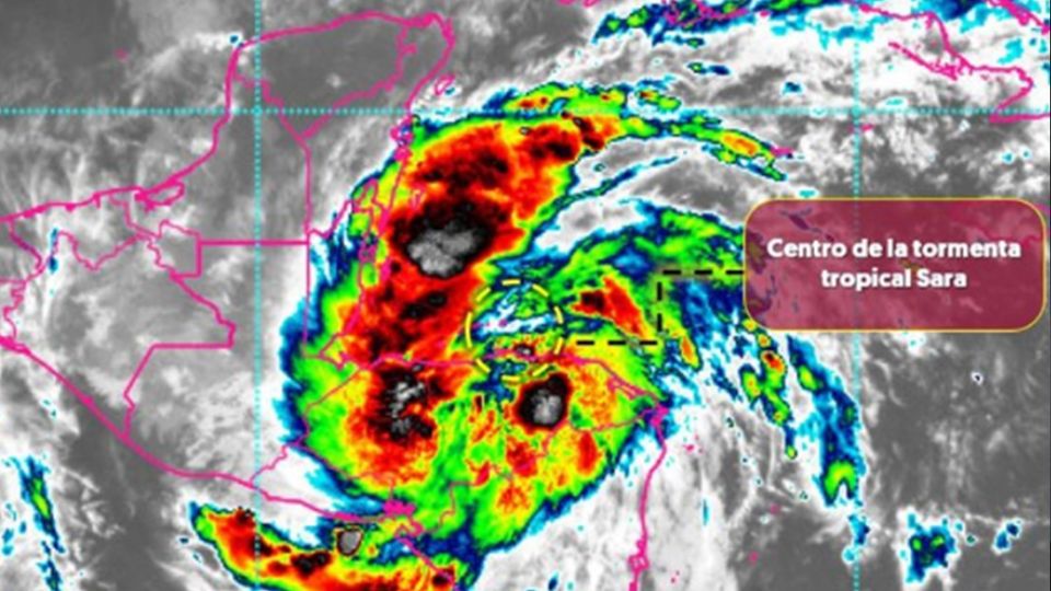 Tormenta Tropical Sara impactará hoy viernes a Honduras | X / @conagua_clima