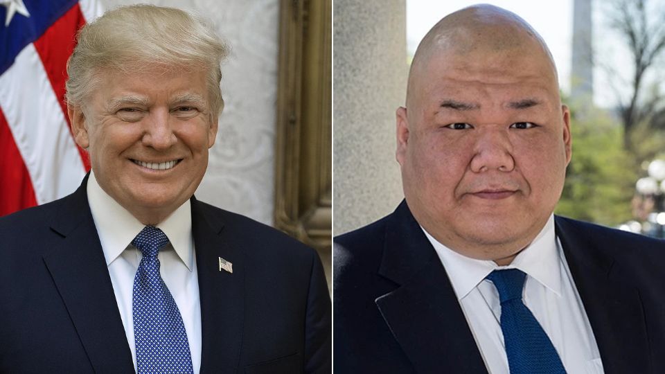 Donald Trump y Steven Cheung.