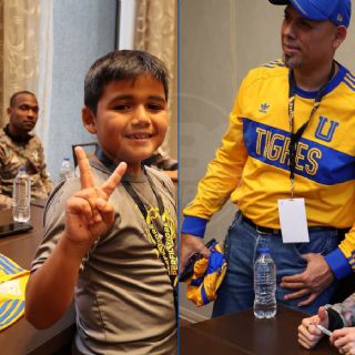 Convive Tigres con afición en Dallas, Texas