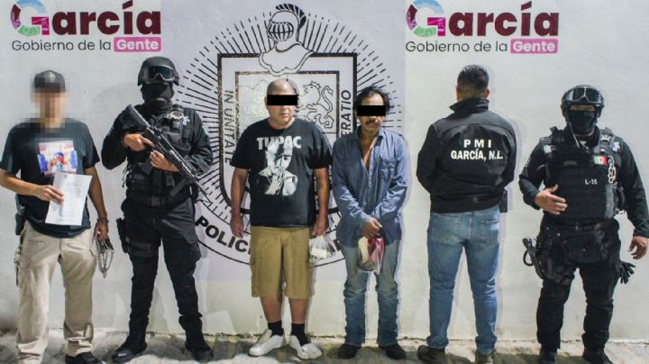 Detienen a dos hombres vinculados con el crimen organizado en García