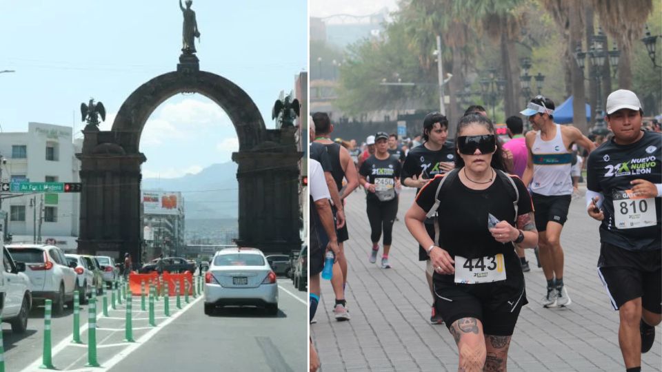 Anuncian cierres viales en el centro de Monterrey.