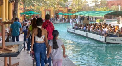 Recorren la Macroplaza y el Paseo Santa Lucía en este asueto