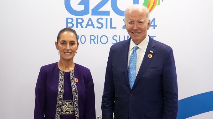 Claudia Sheinbaum y Joe Biden tienen primera reunión desde el G20