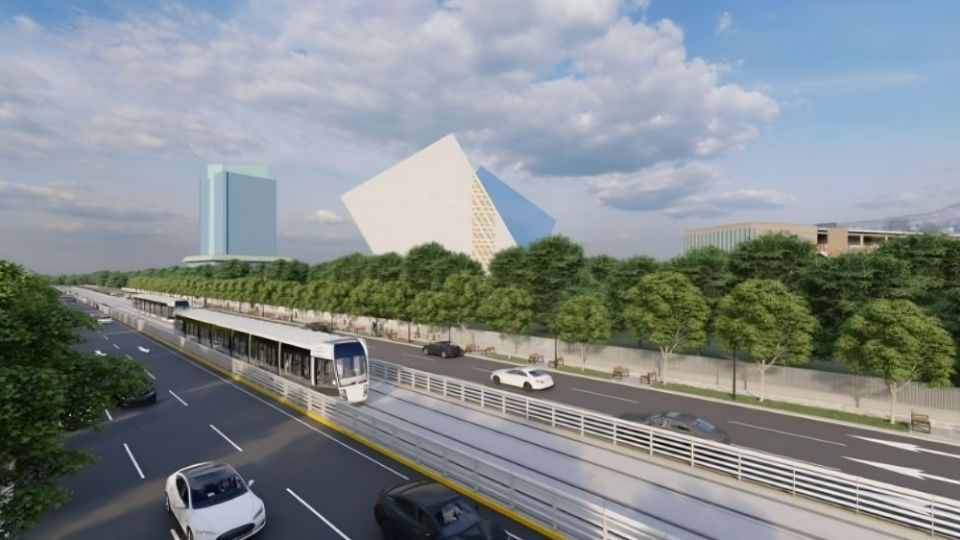 Render de la Línea 5 del Metro, obra que finalmente no se realizará