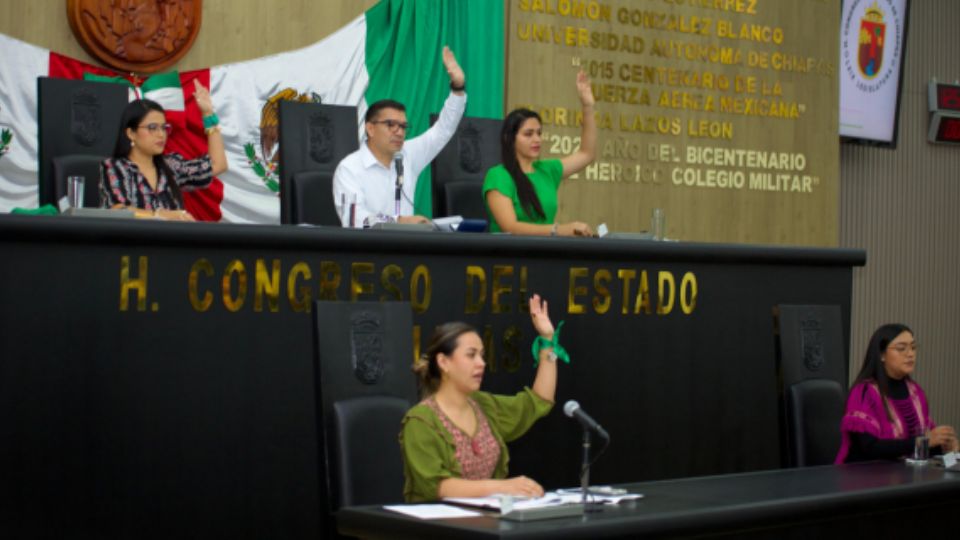 Congreso local de Chiapas.