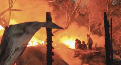 Incendio destruye tejabanes de 3 familias en García