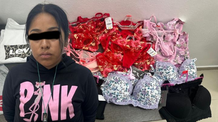 Detienen a comerciante por robar 10 brasieres de Coppel en Escobedo