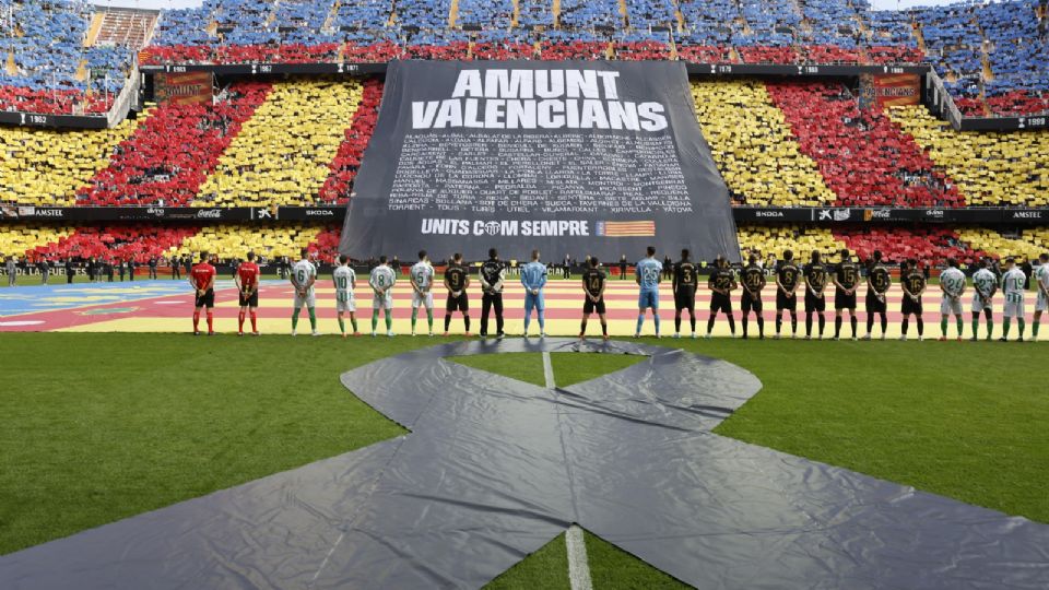 Valencia rindió homenaje a las víctimas de la DANA que afectó a la ciudad
