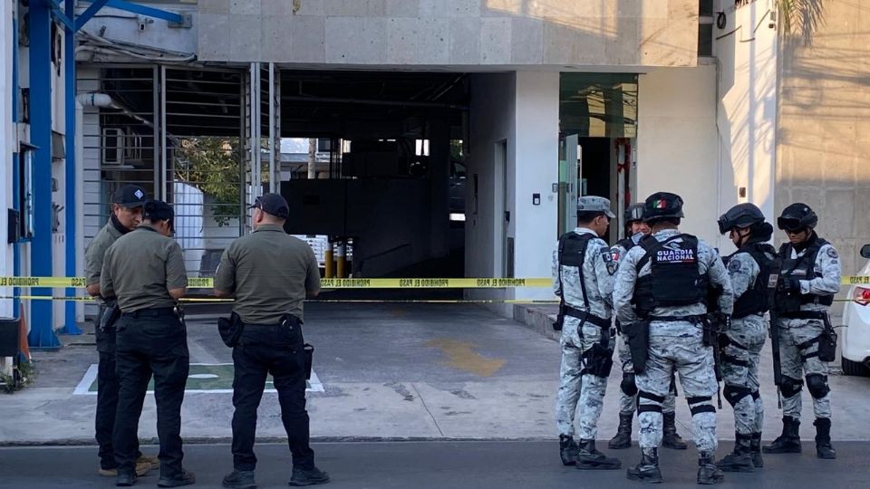 Sitio donde ocurrió el asesinato del médico en Monterrey.