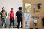 Detienen a dos hombres con drogas en Juárez, NL