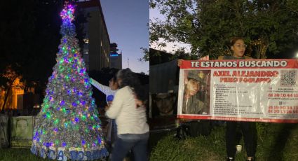 Buscadoras de NL encienden pino navideño en honor de personas desaparecidas