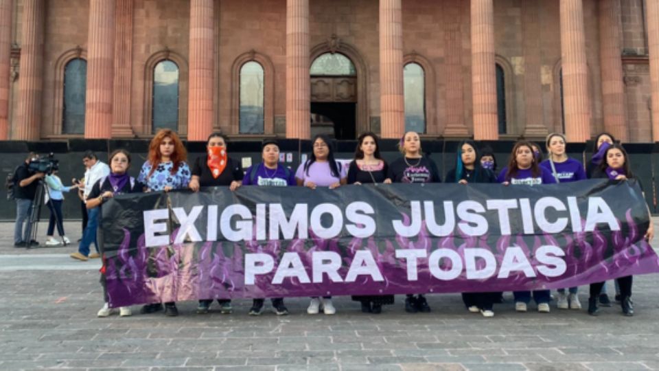 Grupo de manifestantes.