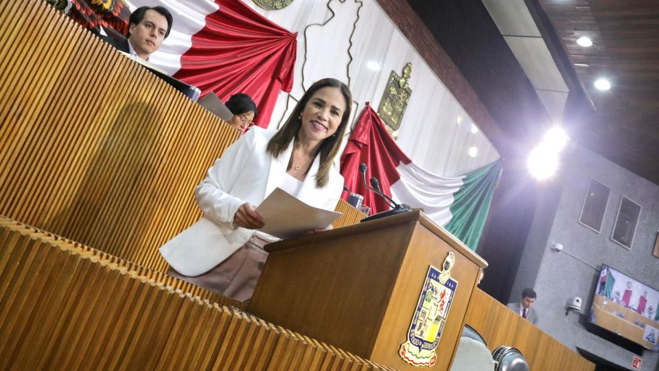 La diputada local del PRI, Ivonne Álvarez, preside la Comisión de Presupuesto del Congreso de Nuevo León.