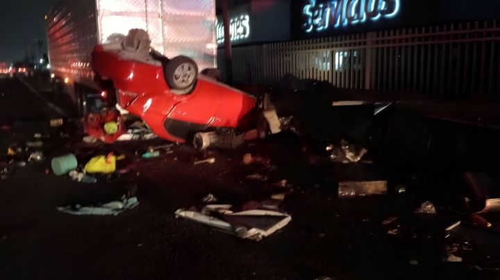 Conductor ebrio impacta su auto contra puesto de tacos y lesiona a 2 mujeres en Apodaca