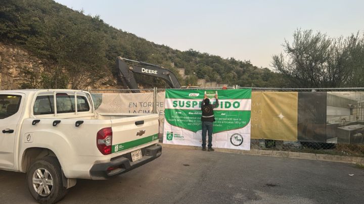 Suspenden obra en construcción por contaminar aire en San Pedro