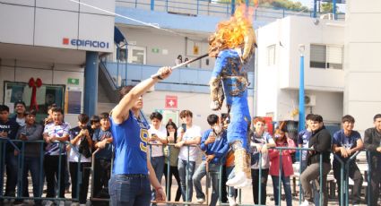 Auténticos Tigres realizan quema de borrego antes de la Final Regia Estudiantil