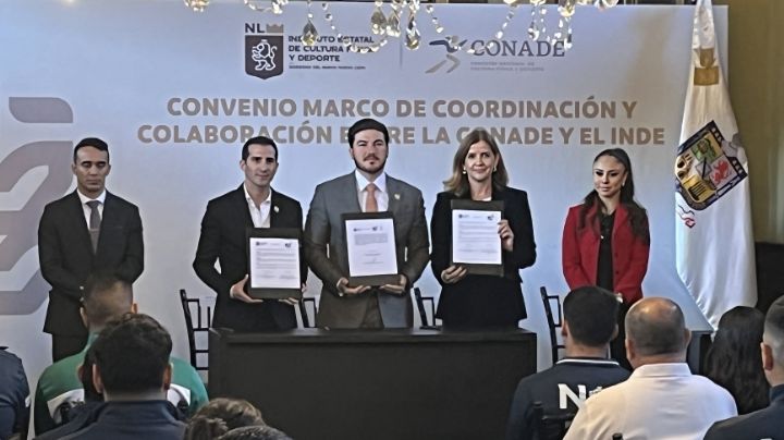 Firman convenio para impulsar infraestructura deportiva en Nuevo León