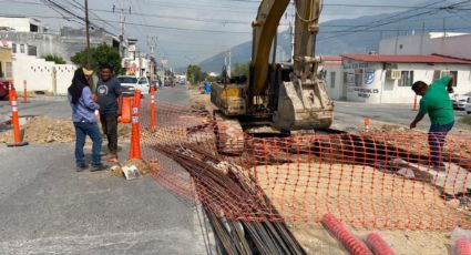 Invierte Santa Catarina 54 mdp en obras viales y de drenaje pluvial