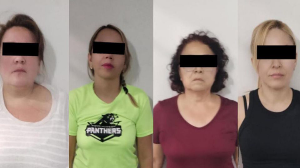 Mujeres detenidas tras riña.