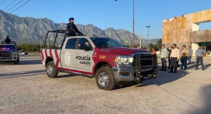 García equipa a sus policías con 12 nuevas patrullas