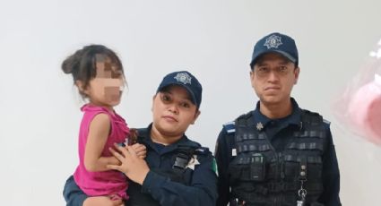 Policía de Guadalupe resguarda a niña de 3 años que estaba sola en su casa