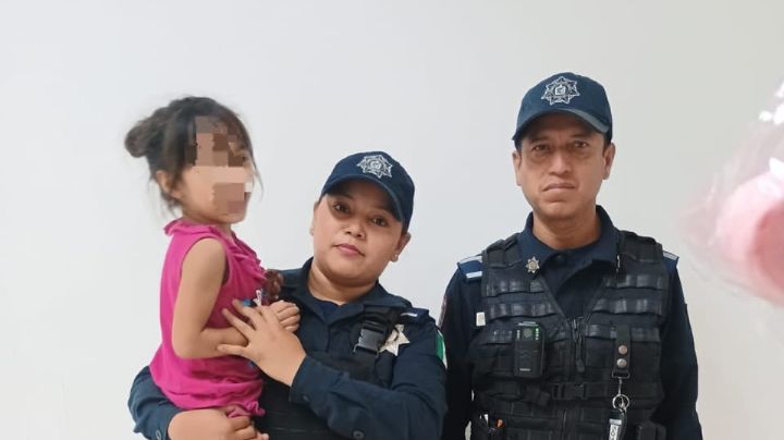 Policía de Guadalupe resguarda a niña de 3 años que estaba sola en su casa