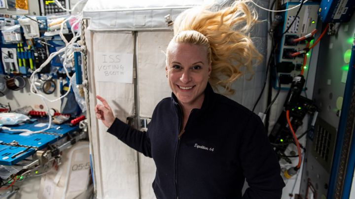 Elecciones EU: Astronautas votan desde la Estación Espacial Internacional