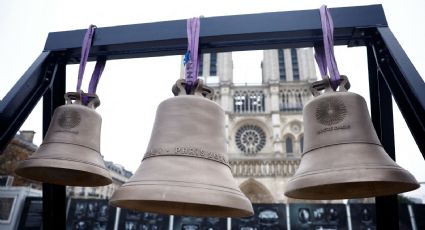 Notre Dame recibe la campana olímpica de París 2024