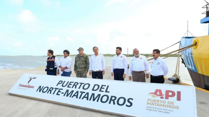 Américo Villareal supervisa los avances del Puerto del Norte en Matamoros