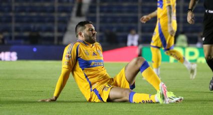 Tigres: Gignac abandona el partido ante Cruz Azul por lesión