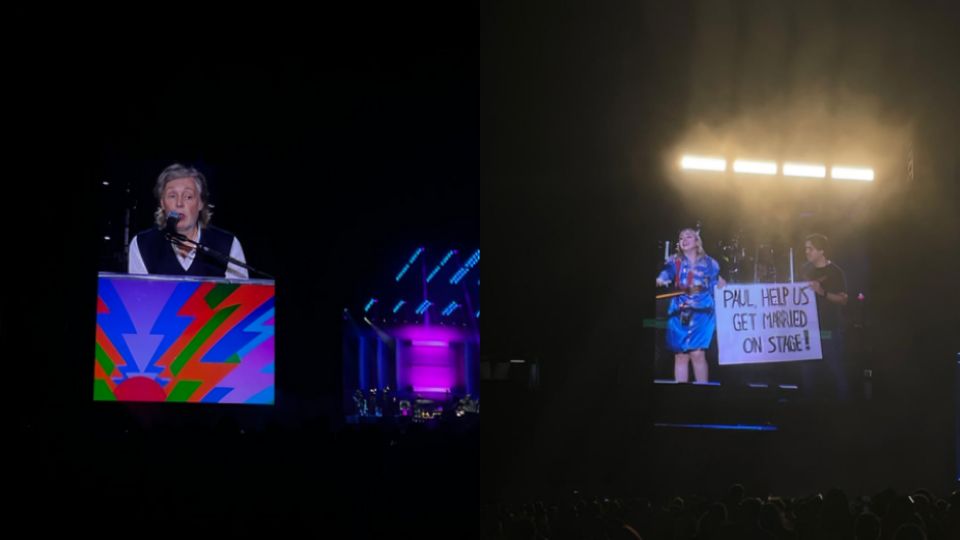 El concierto de McCartney se llenó de amor.