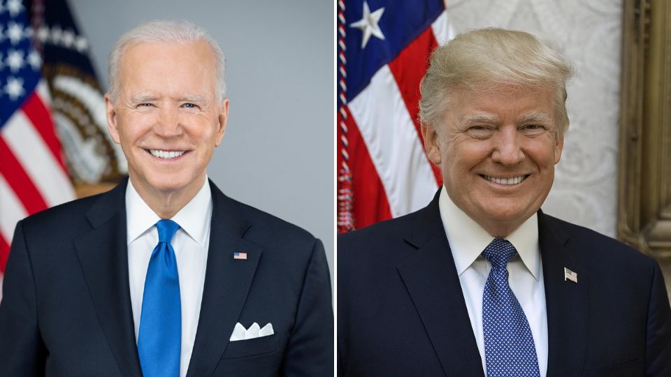 Joe Biden y Donald Trump.