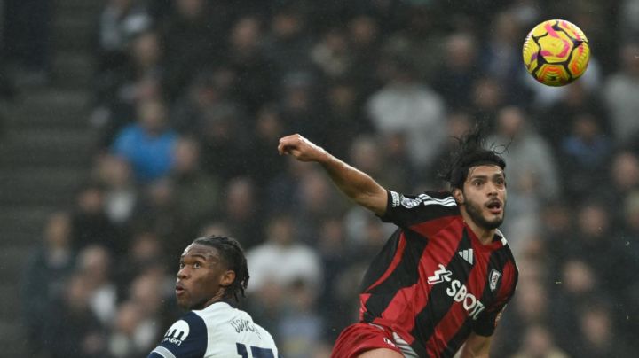 Raúl Jiménez titular, pero Tottenham frena su marcha tras empate con Fulham