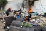 Alarma incendio a vecinos en Guadalupe; acusan a familia de provocarlo