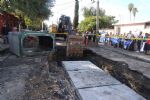 Daniel Carillo inicia obra de drenaje pluvial en San Nicolás