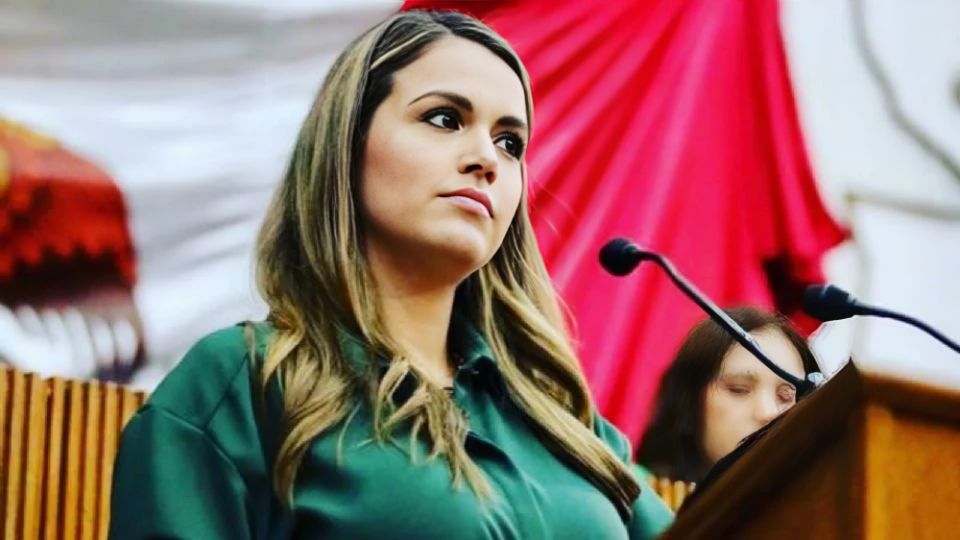 Lorena de la Garza, presidenta del Congreso de NL