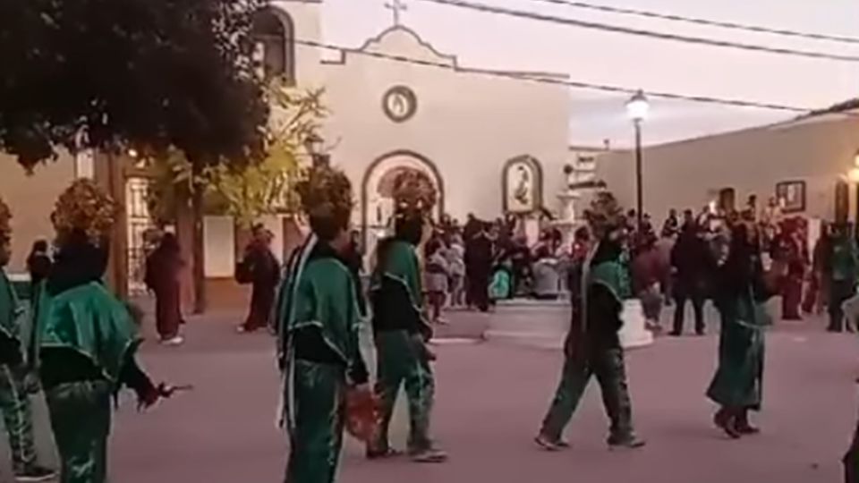 Peregrinación a la Virgen en Aramberri, Nuevo León