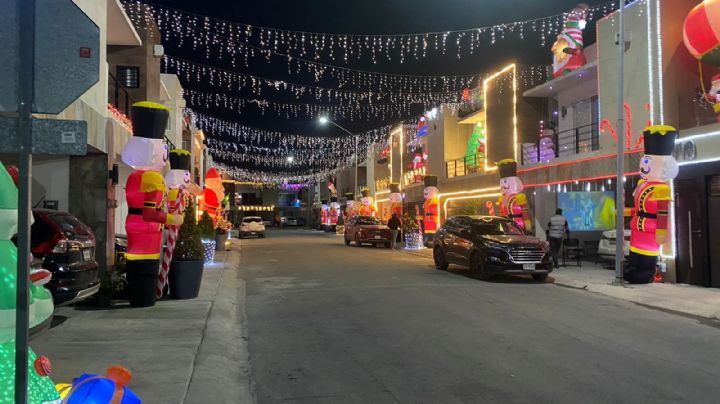 Vecinos de Residencial Orión iluminan Apodaca con su espíritu navideño