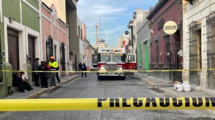Se incendia bar La Jabalina en Barrio Antiguo en Monterrey