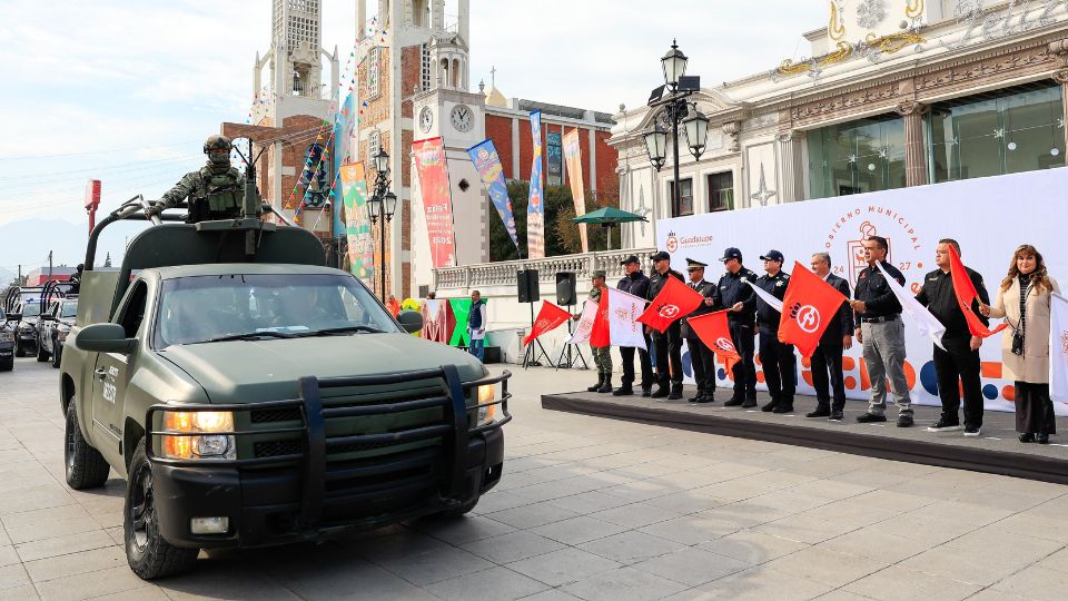 Dan banderazo a operativo Navidad Segura en Guadalupe