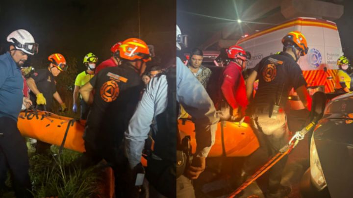 Cae un hombre al río Santa Catarina en Monterrey